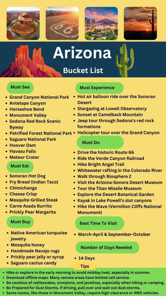 Arizona Bucket List
