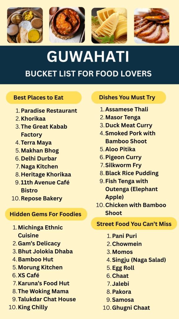 Bucket List for food lovers – Guwahati