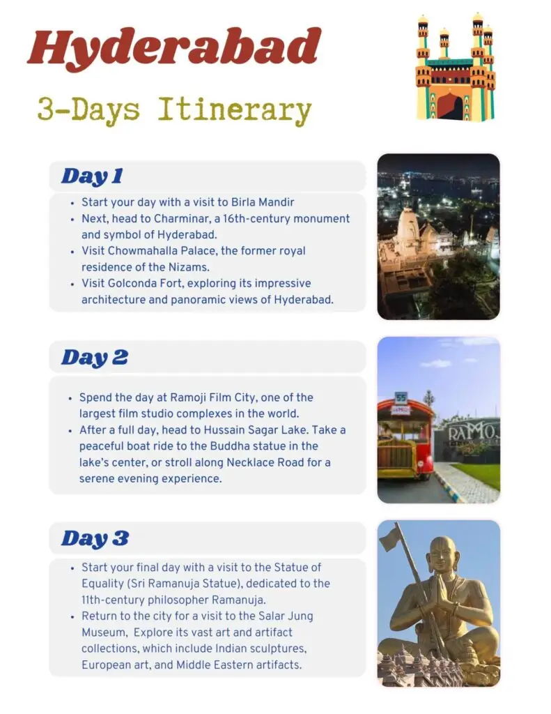 Hyderabad Itinerary