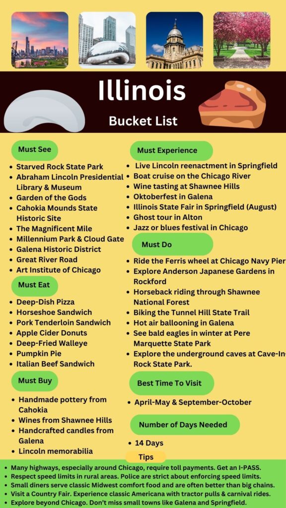 Illinois Bucket List