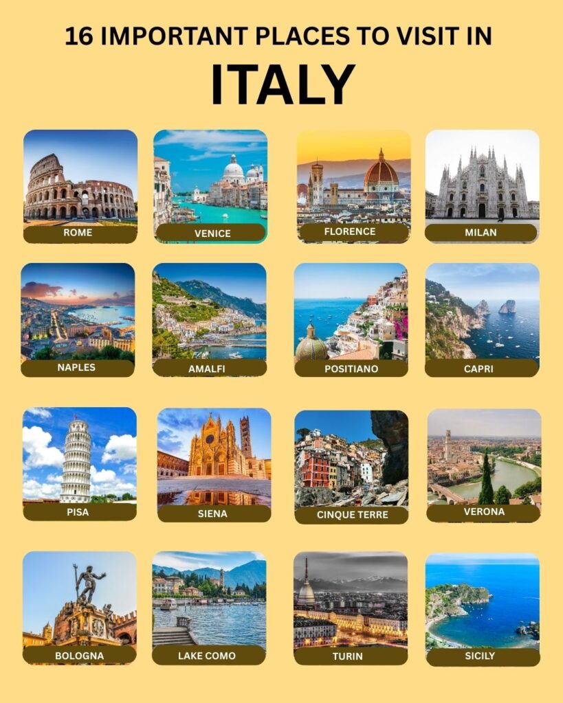 Italy – Must Visit Places