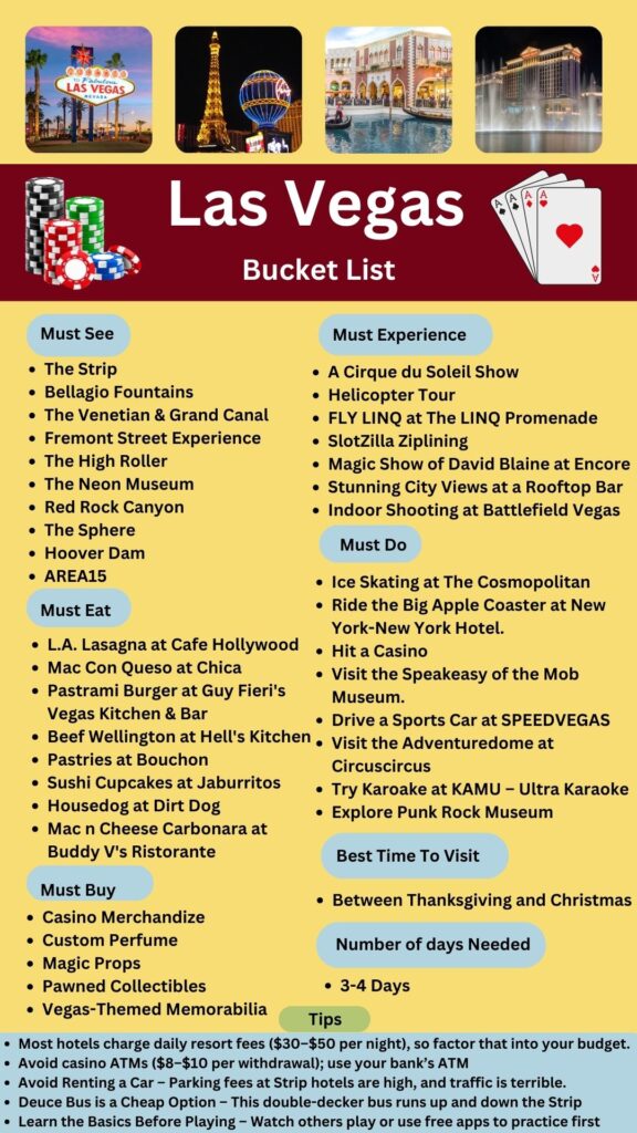 Las Vegas Bucket List