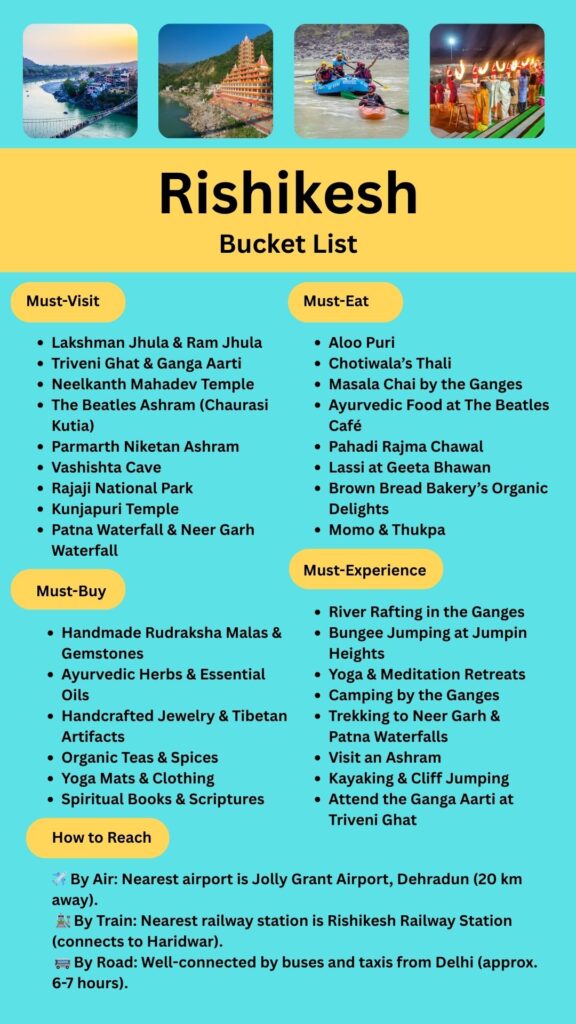 Rishikesh Bucket List