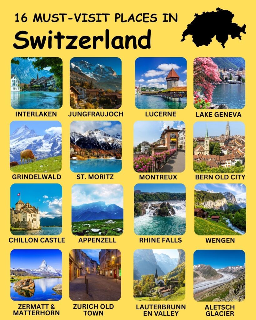 Switzerland – 16 Must-Visit Places