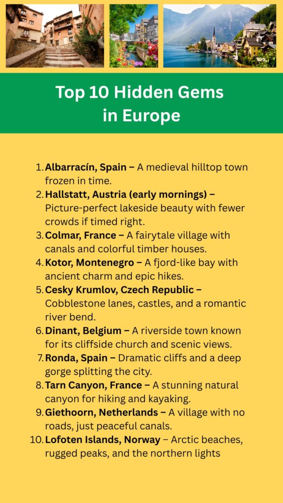 Europe Hidden Gems