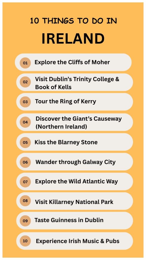 10 Things to Do in Ireland