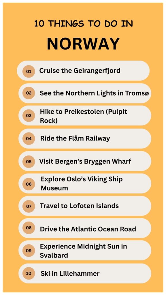 10 Things to Do in Norway