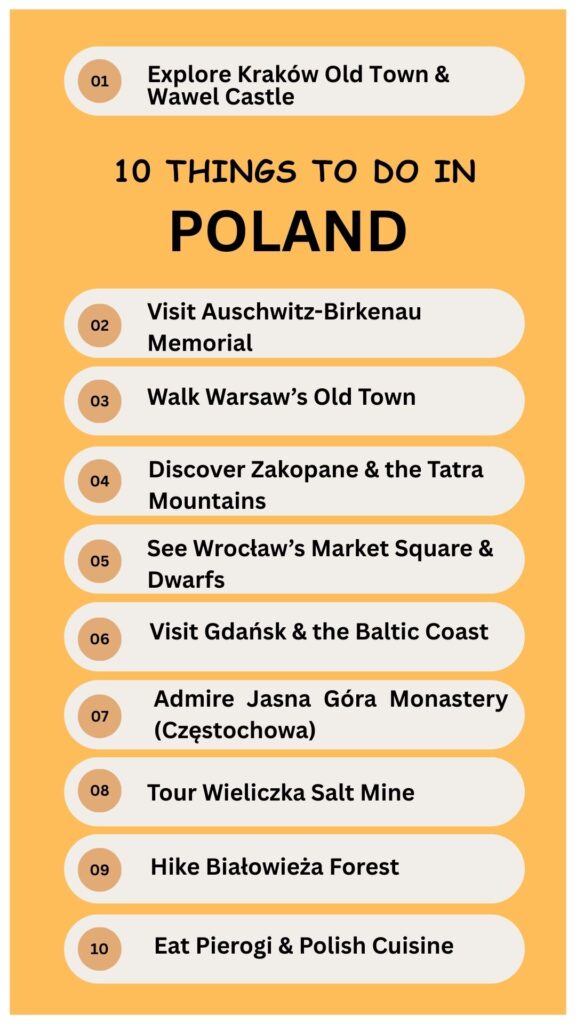 10 Things to Do in Poland