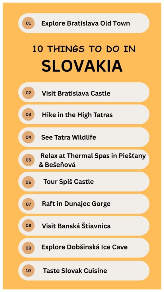 Top 10 Things to Do in Slovakia