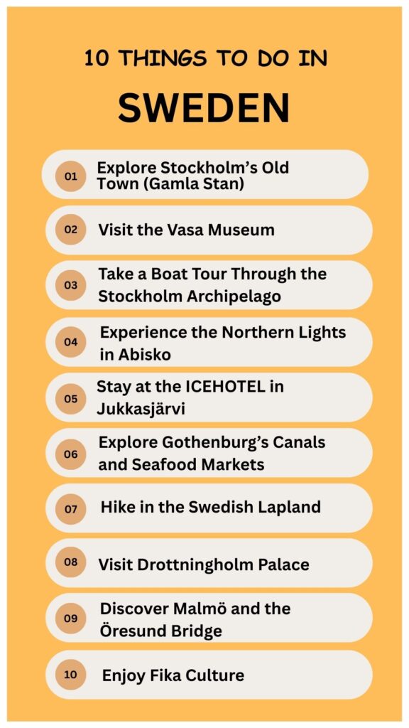 10 Things to Do in Sweden