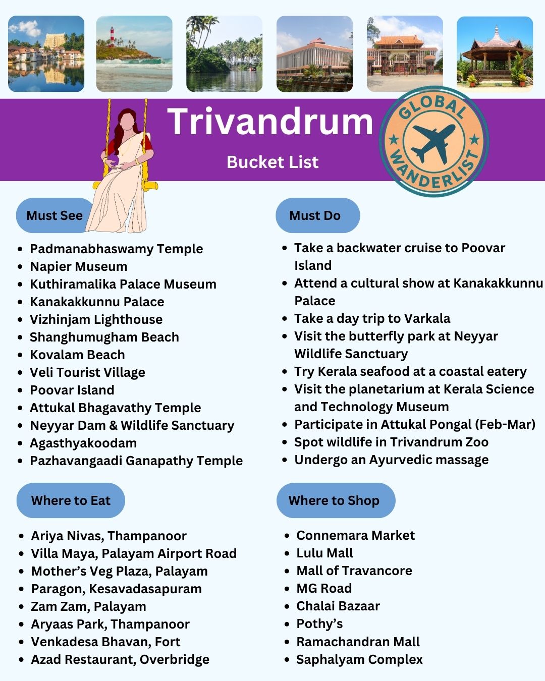 Trivandrum Bucket List