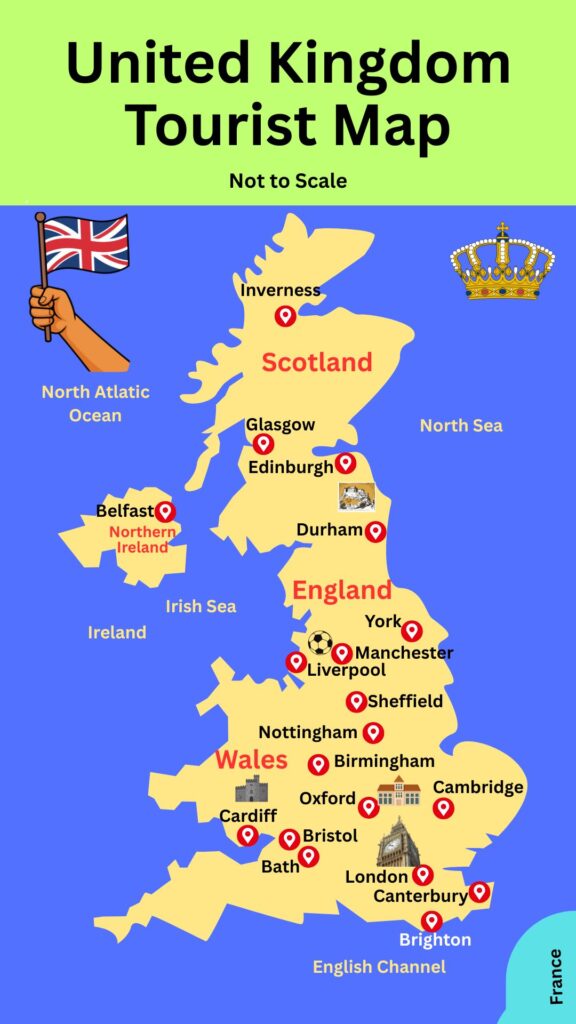United Kingdom Tourist Map