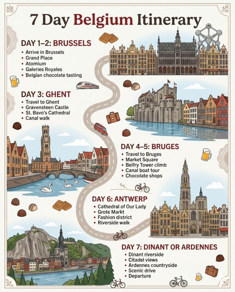7 Days Belgium Itinerary