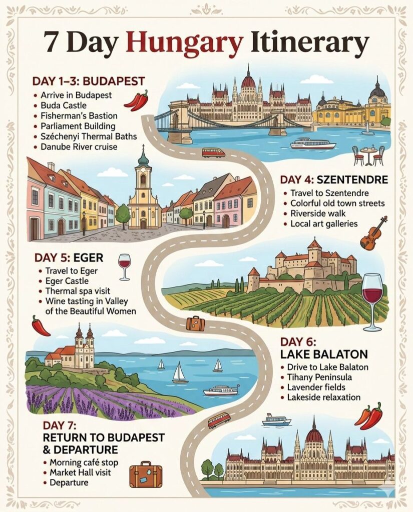 7 Days Hungary Itinerary