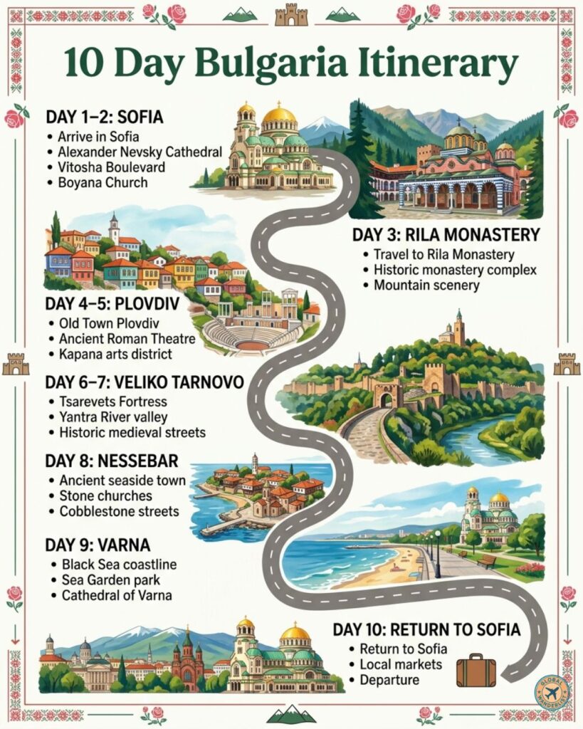 10 Days Bulgaria Itinerary