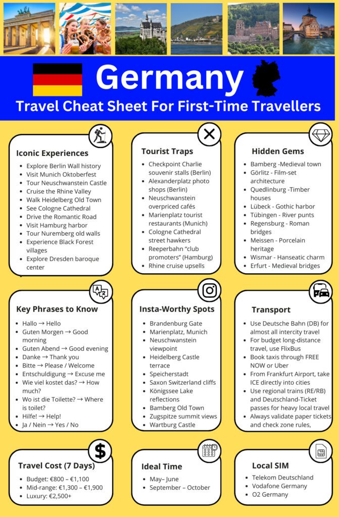 Germany Travel Cheat Sheet