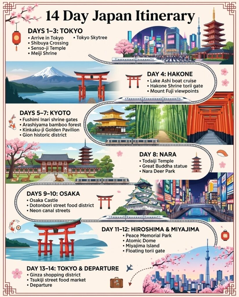 14 Days Japan Itinerary
