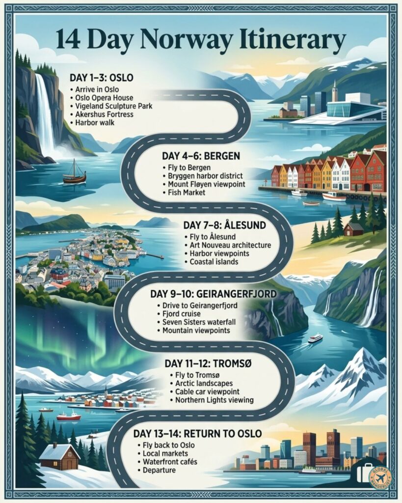 14 Days Norway Itinerary