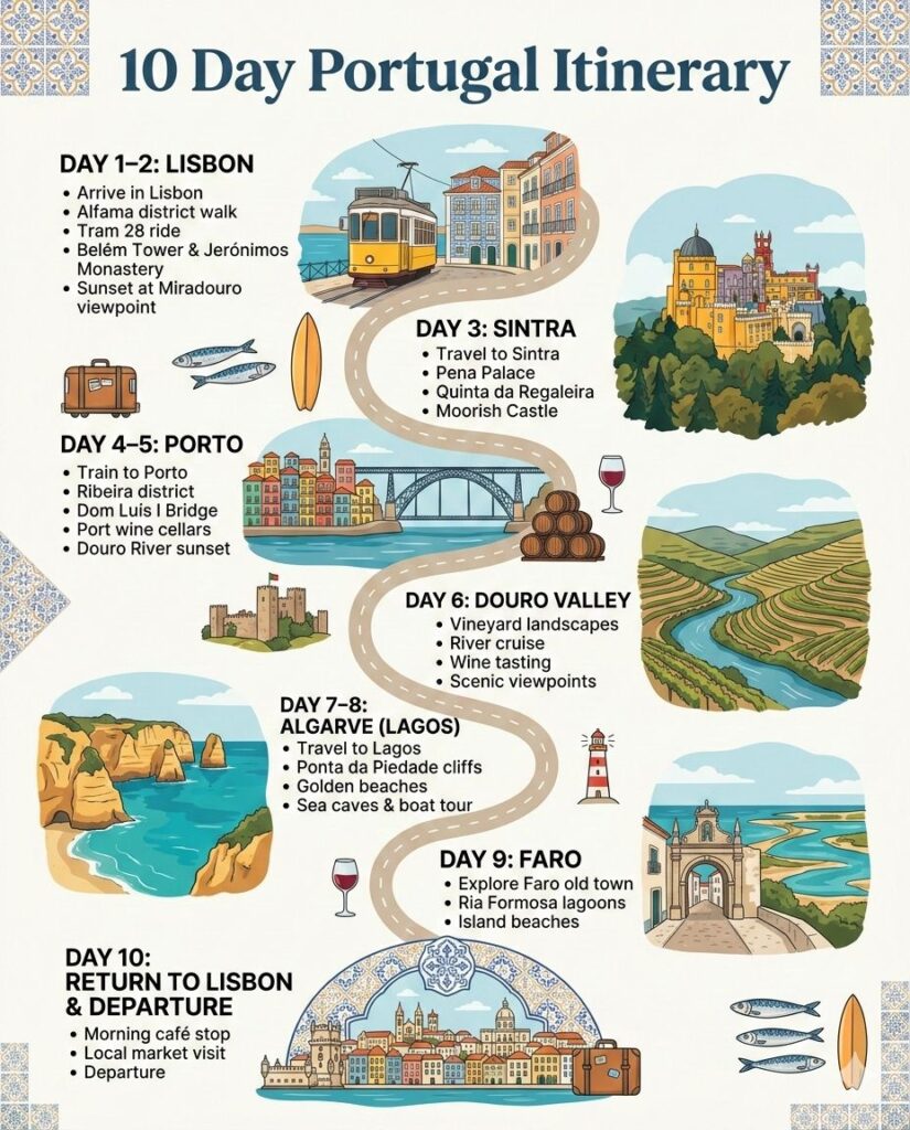 10 Days Portugal Itinerary
