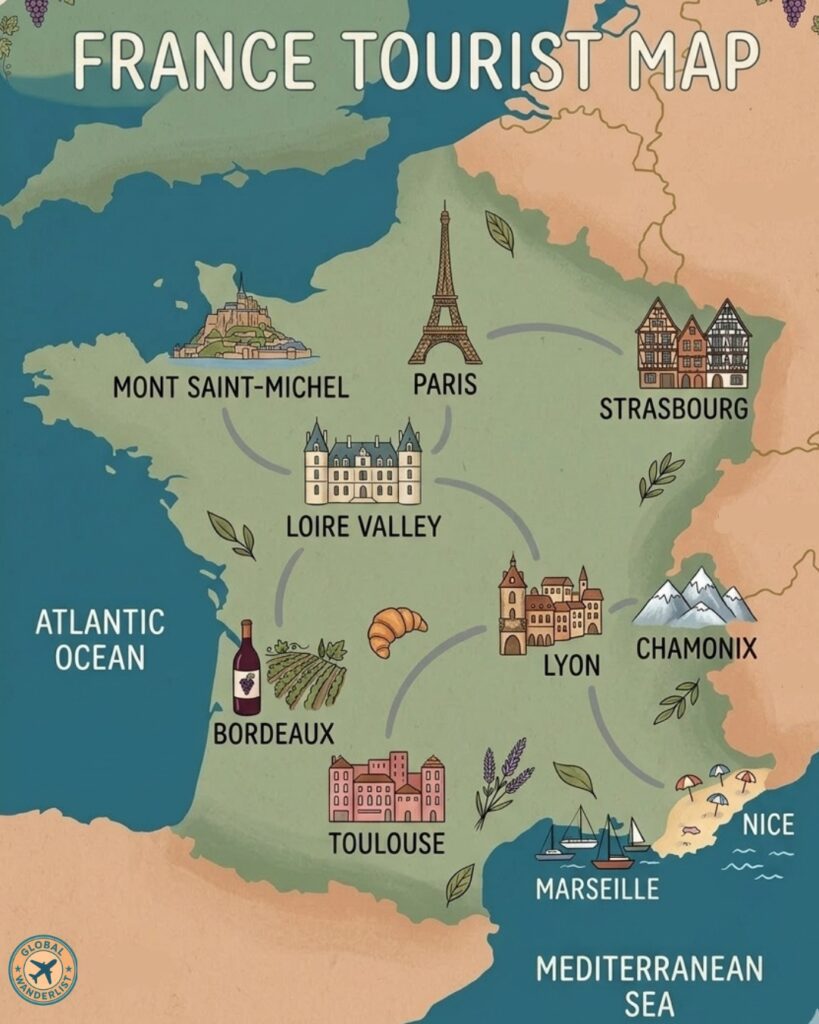 France Tourist Map