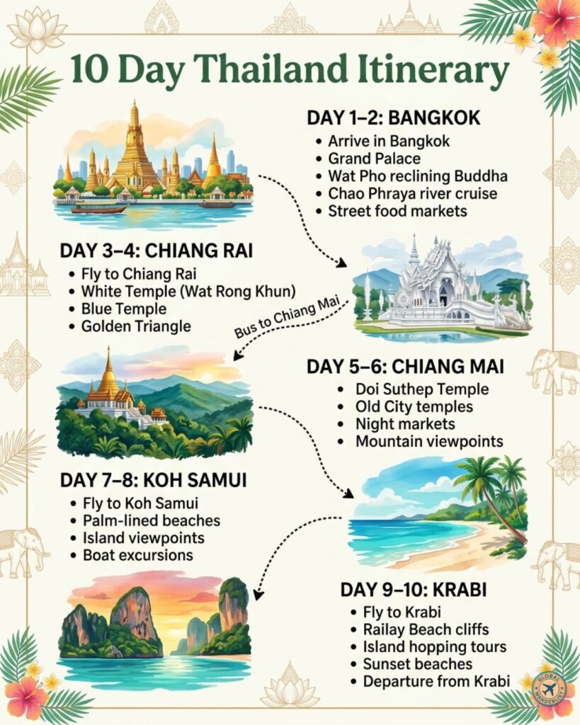 10 Days Thailand Itinerary