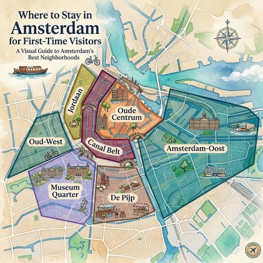best areas to stay in Amsterdam