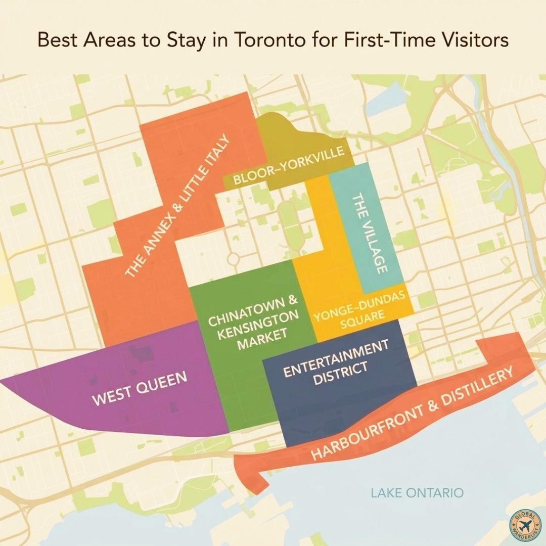 Best areas to stay in Toronto for first time visitors