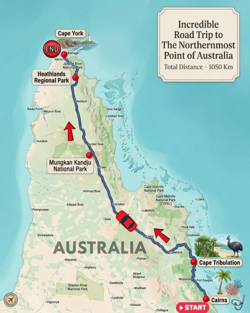 Cairns to Cape York Road Trip Idea