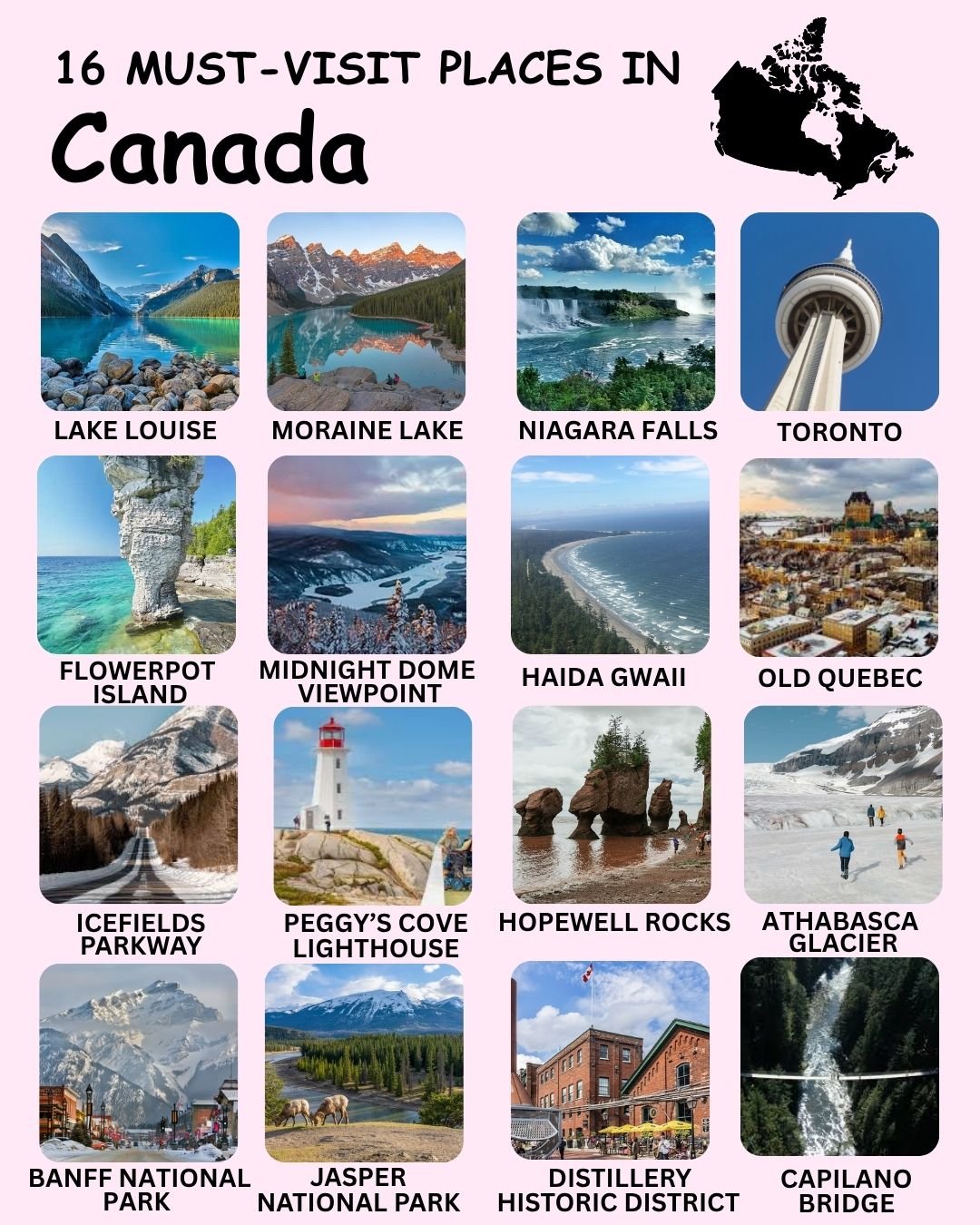 Canada Must Visit Places