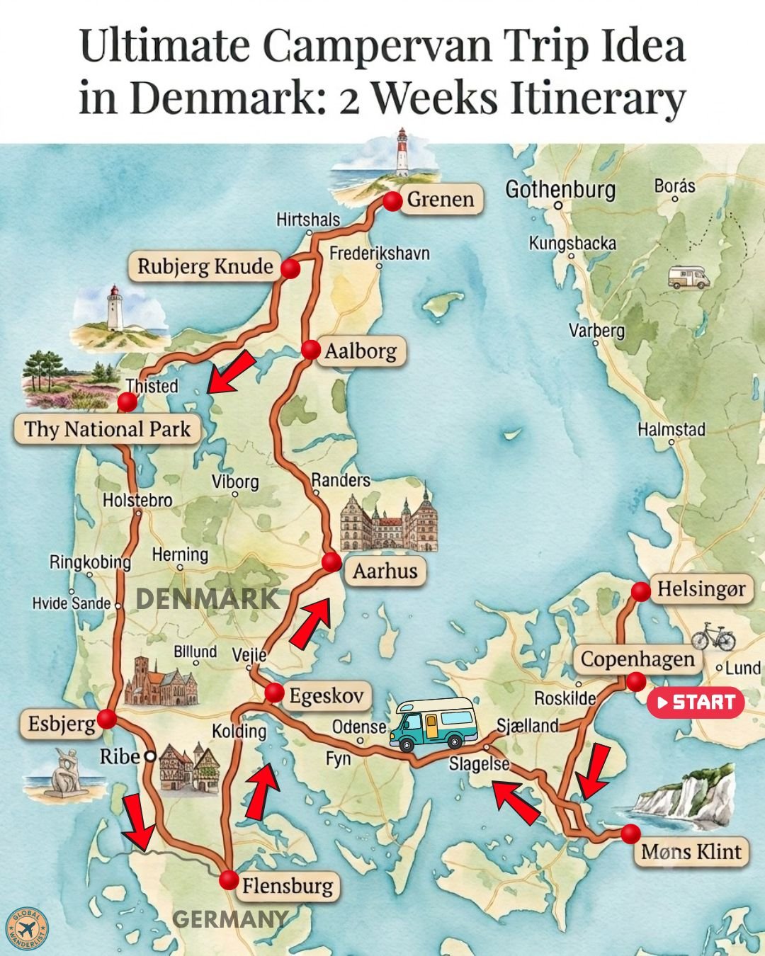 Denmark Road Trip Idea