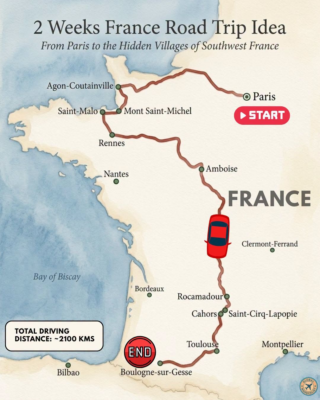 France road trip