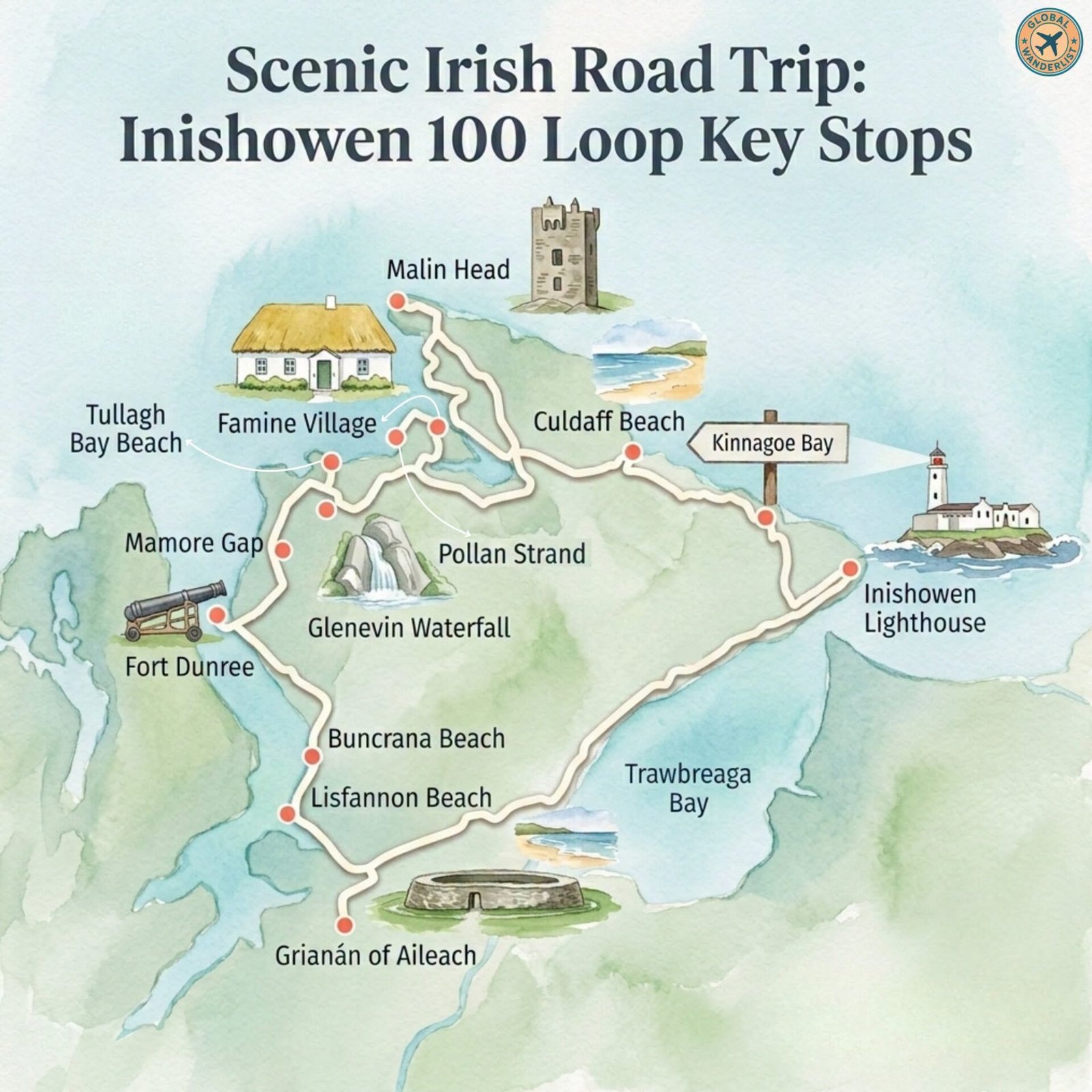 Inishowen 100 road trip