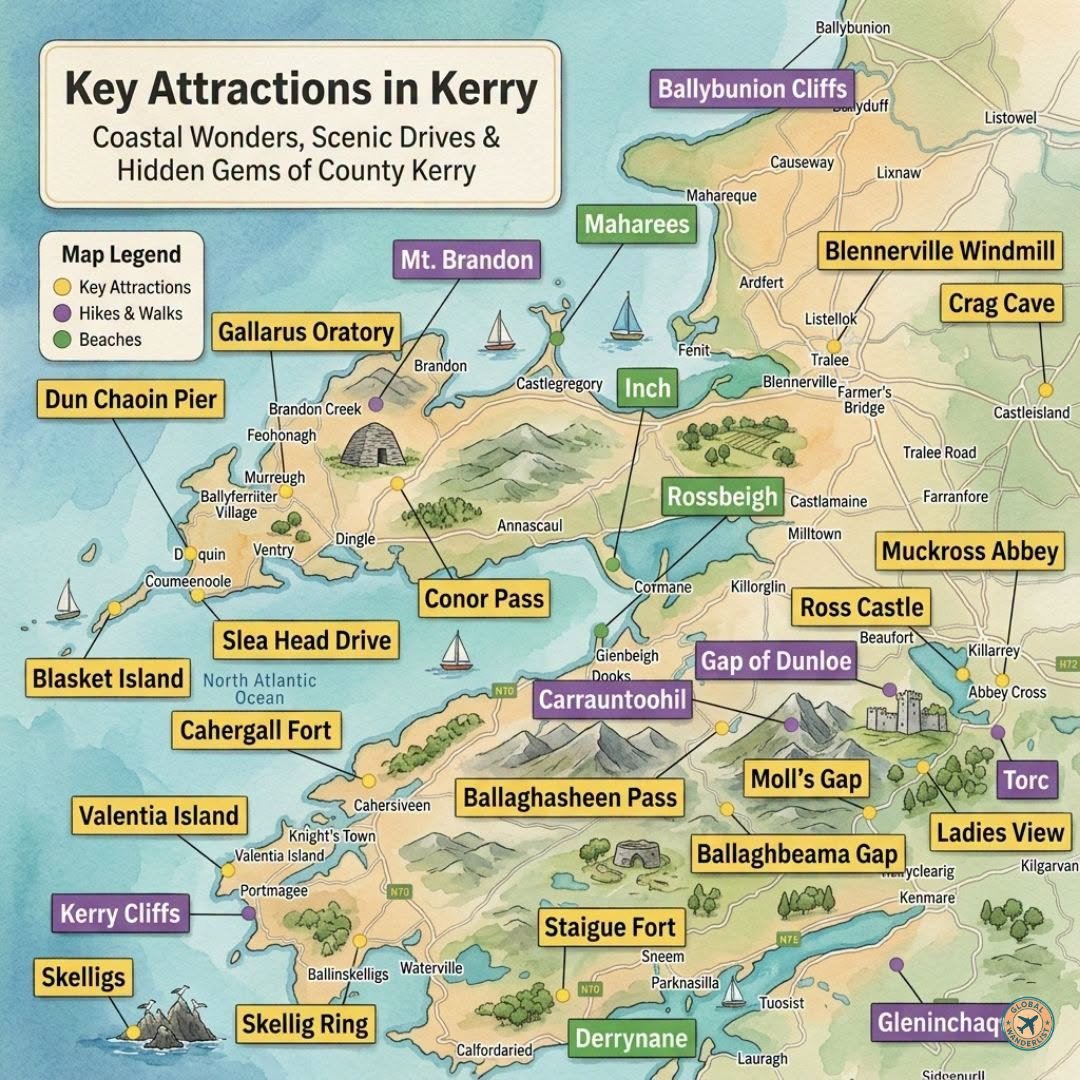 Must see attractions in Kerry