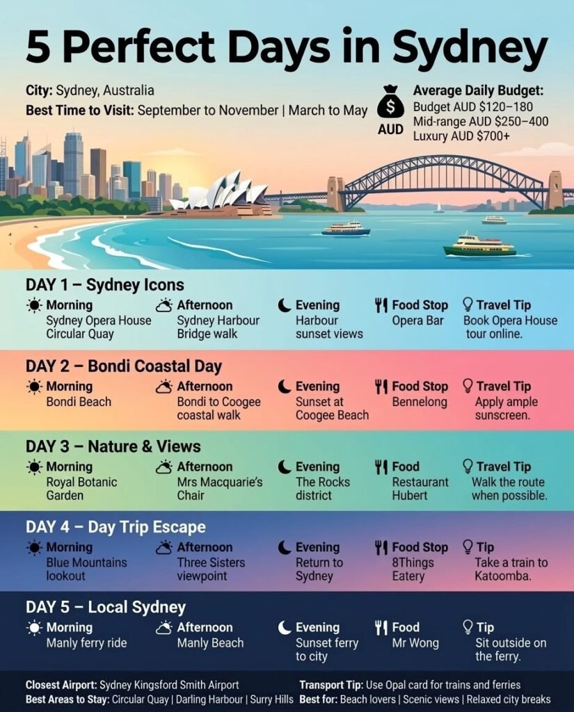 Sydney 5-Day Itinerary