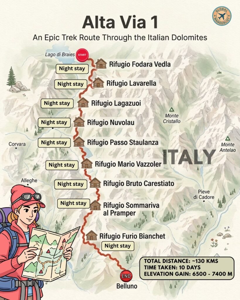 Alta Via 1: Long-Distance Hike in Italy