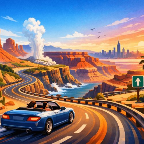 Iconic USA road trips